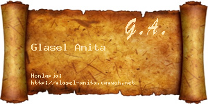 Glasel Anita névjegykártya
